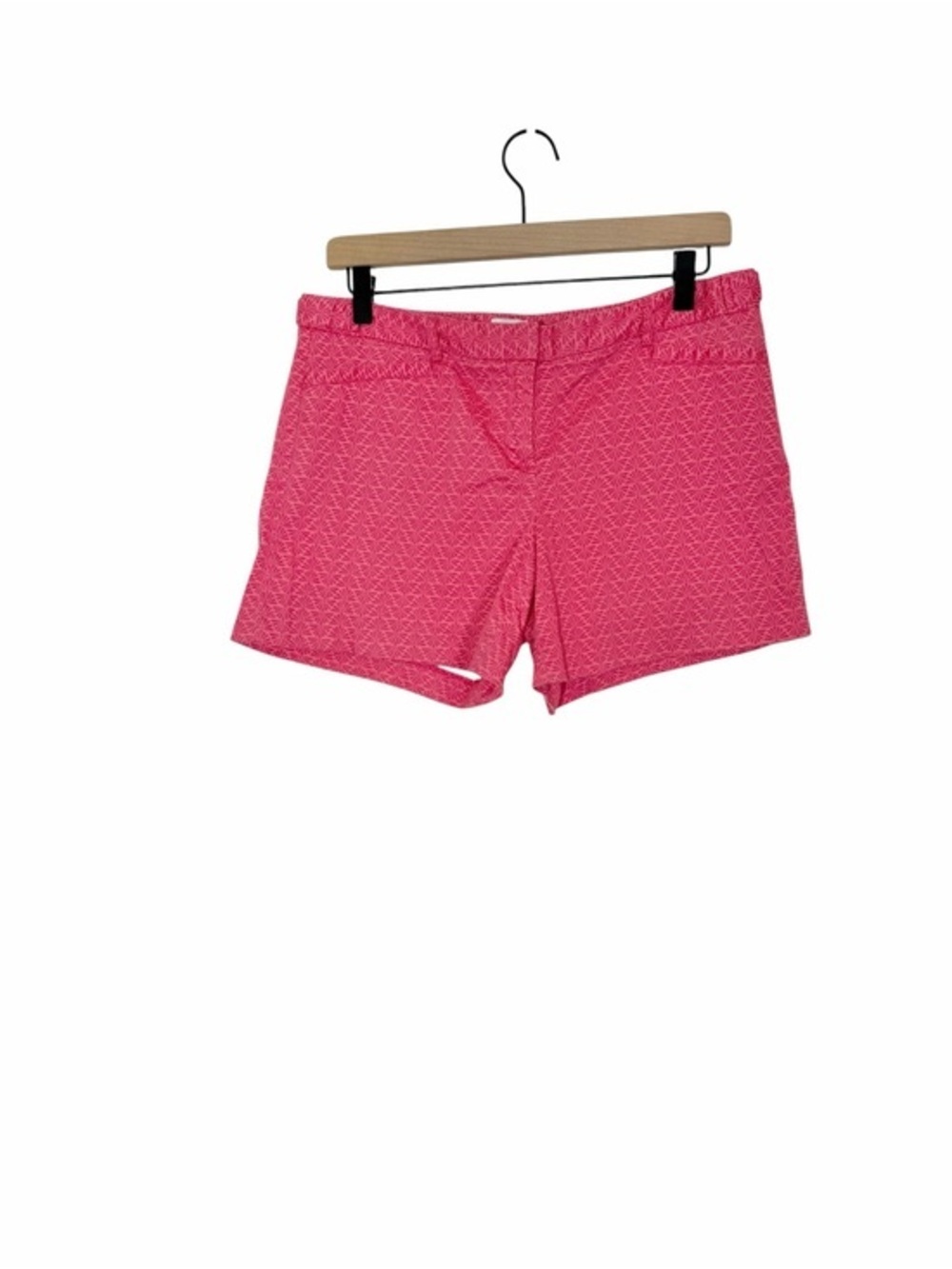 Laundry By Shelli Segal Pink Geometric Print Shorts Chinos 4” Inseam Shells